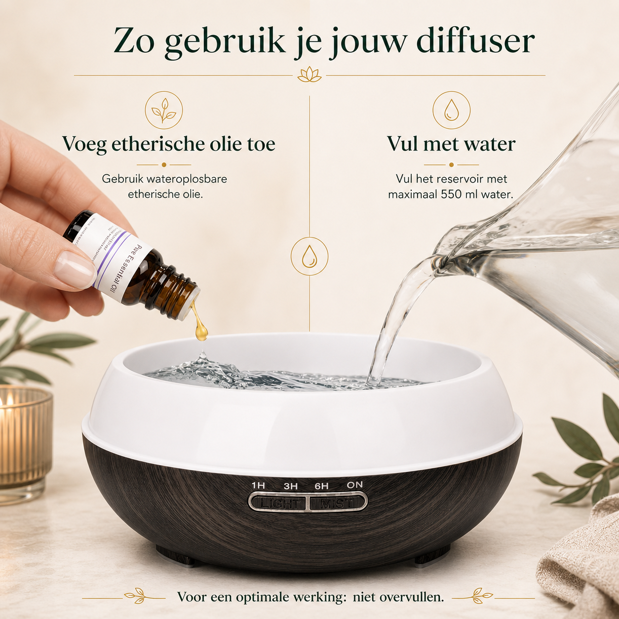 Serenimist™ – Zet je hoofd uit na een drukke dag.